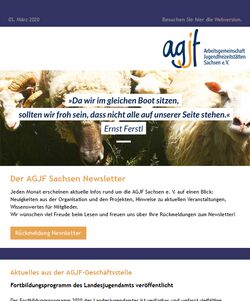 Ausschnitt aus dem aktuellen Newsletter